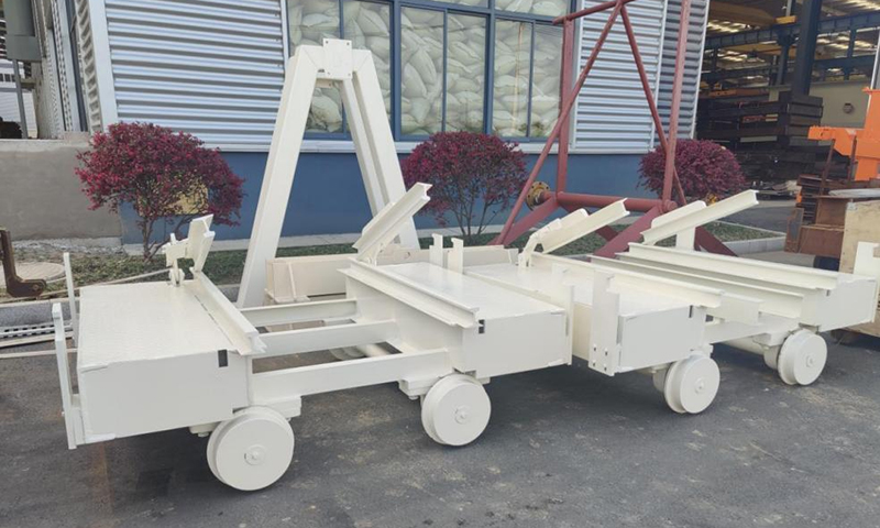 Carrinho de ponte antes da autoclave