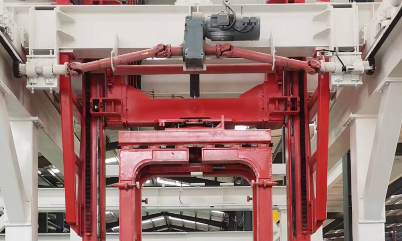 Crane girado de produto