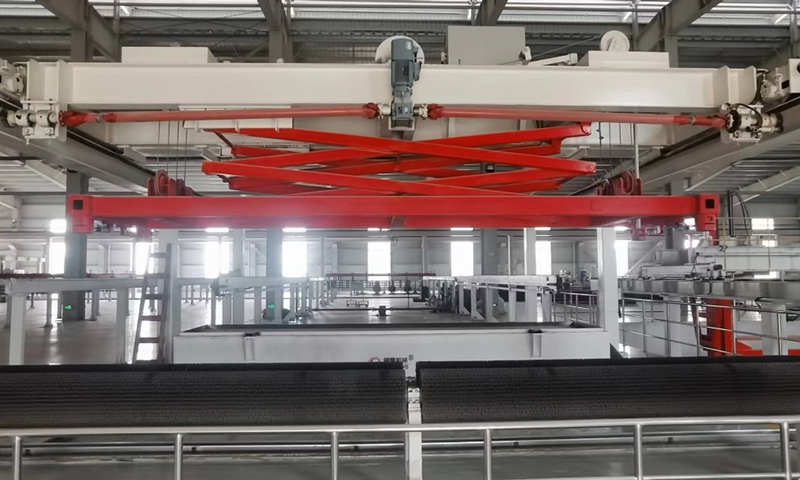 Insira o guindaste da haste