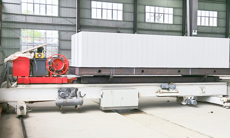 Balsa de carro após autoclave